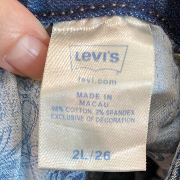Levi's 522 Ultra Low Boot Jeans Size 26 tall - Picture 13 of 16